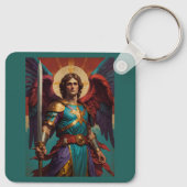 St Michael Archangel Keychain – カトリックの贈り物 キーホルダー (裏面)
