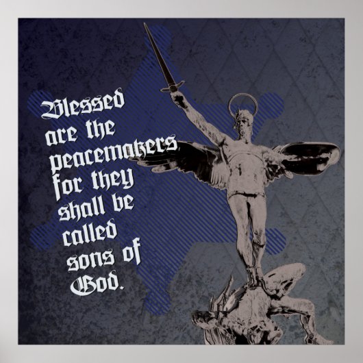 St. Michael Archangel Poster - Sheriff Star Deputy ポスター (正面)