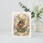 St Michael Catholic Encouragement Prayer  ポストカード (スタンド正面)