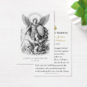 St. Michael Catholic Wedding Prayer Cards (デスク)