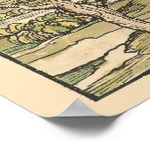 St. Michael Fighting the Dragon by Albrecht Dürer ポスター (角)