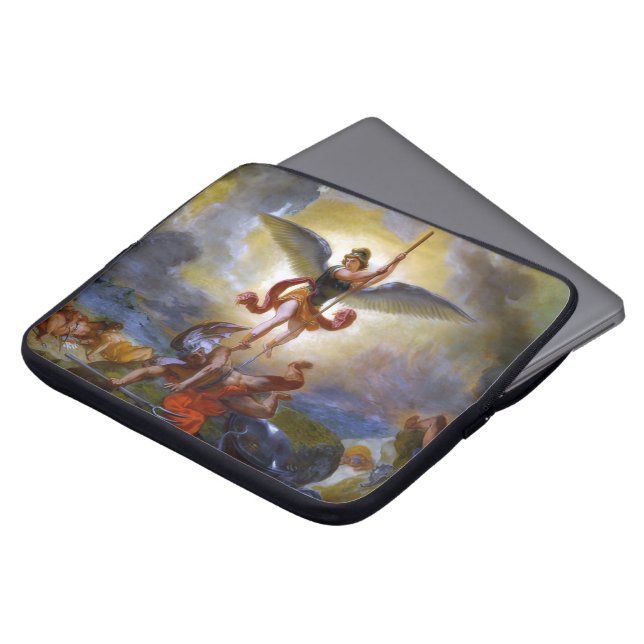 St. Michael laptop sleeve  ラップトップスリーブ (正面上部)