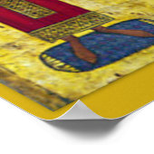 St Michael & St Gabriel Archangelアイコン01Bポスター ポスター (角)