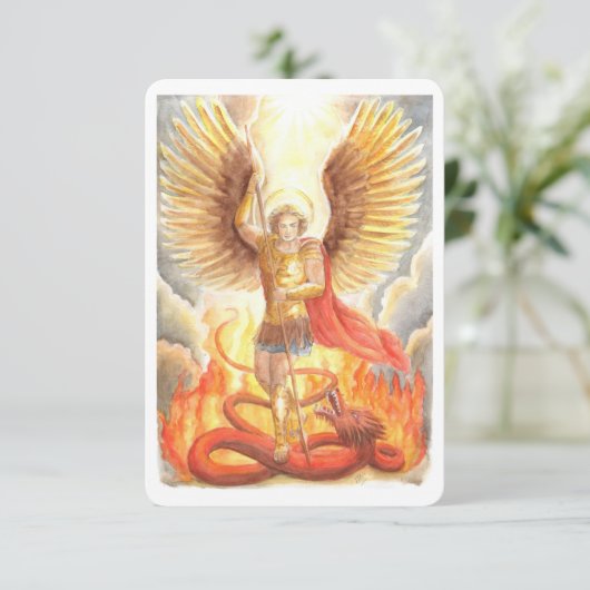 St.Michael the Archangel Prayer Card 招待状 (スタンド正面)