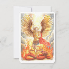 St.Michael the Archangel Prayer Card 招待状