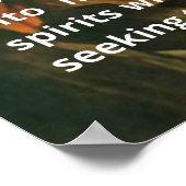 St. Michael the Archangel Prayer with White Text ポスター (角)