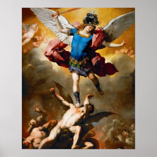 St Michael the Archangel Protector of Evil Poster ポスター (正面)
