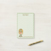 St. Michael the Archangel (RLS 12、スタイル2) 4"x6" ポストイット (デスク上)