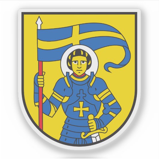 St. Moritz coat of arms, Switzerland シール (正面)