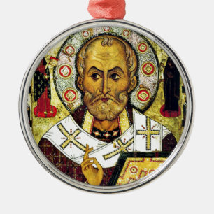 St. Nicholas – 子供の守護聖人 メタルオーナメント