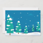 St.Nicholas in Snow Greeting Card シーズンカード (裏面)