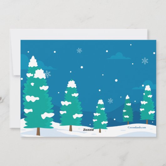 St.Nicholas in Snow Greeting Card シーズンカード (裏面)