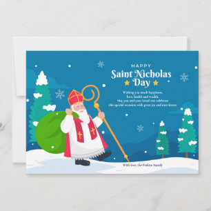 St.Nicholas in Snow Greeting Card シーズンカード