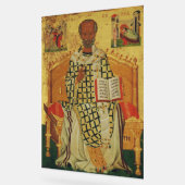 St. Nicholas of Myra Byzantine Orthodox Icon アクリルサイン (傾斜)