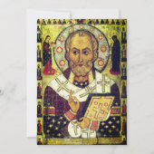 St. Nicholas Russian icon サンキューカード (正面)