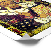 St. Nicholas Russian icon ポスター (角)