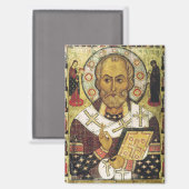 St. Nicholas Russian icon マグネット (正面/裏面)