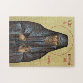 St. Nikephoros the Leper Orthodox Christian Icon ジグソーパズル (横)