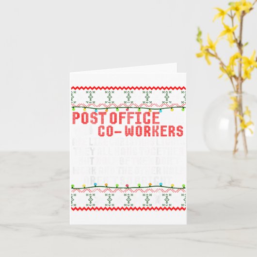 St Office Co Workers Are Like Christmas Lights The カード (黄色い花)