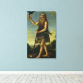 St. Onuphrius (キャンバス上の油) キャンバスプリント (インサイチュ (ウッドフロア))