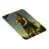 St. Onuphrius (キャンバス上の油) マグネット (右側)