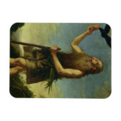 St. Onuphrius (キャンバス上の油) マグネット (横)