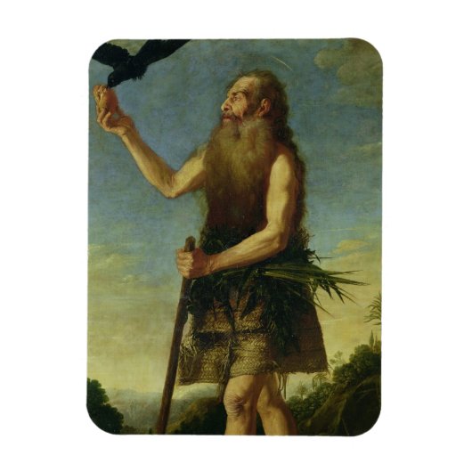 St. Onuphrius (キャンバス上の油) マグネット (縦)