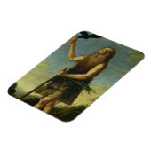 St. Onuphrius (キャンバス上の油) マグネット (左側)