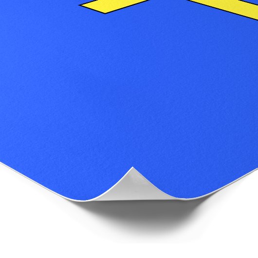 St Ouen flag ポスター (角)