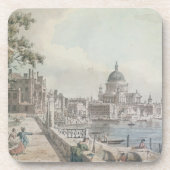 St. PのCanaletto著スケッチの部分のコピー、 コースター (正面)