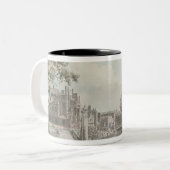 St. PのCanaletto著スケッチの部分のコピー、 ツートーンマグカップ (正面左)