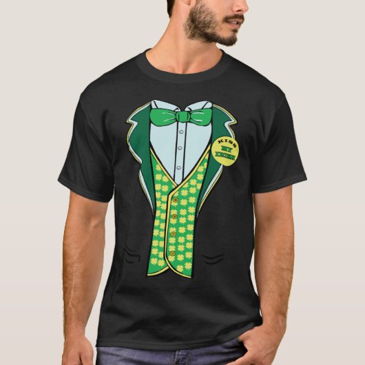St Paddy s Green Tuxedo  Irish St Patrick s Leprec Tシャツ (正面)