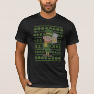 st paddys dayビールIの醜いセーターのレプレシャン Tシャツ