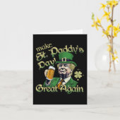 st paddys day素晴らしを再おもしろい度St patricksD カード (黄色い花)