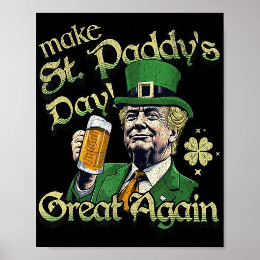 st paddys day素晴らしを再おもしろい度St patricksD ポスター (正面)