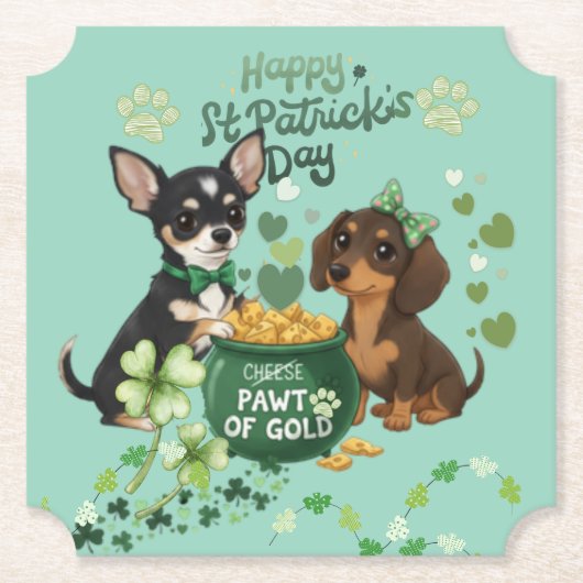 St paddys day  ペーパーコースター (正面)