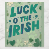 St Paddy's Day  ワインラベル (シングルラベル)