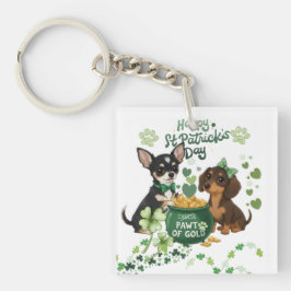 St paddy's day "Pawt of Gold"  キーホルダー
