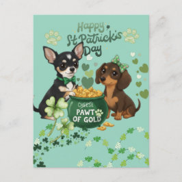 St Paddy's day "Pawt of Gold "   ポストカード