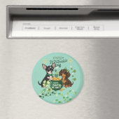 St Paddy's day "Pawt of Gold " マグネット (インサイチュ (食洗機))