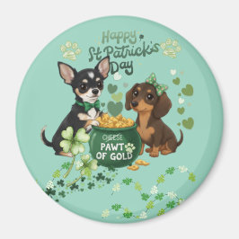 St Paddy's day "Pawt of Gold " マグネット