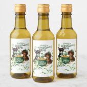 St Paddy's day "Pawt of Gold "   ワインラベル (ボトル)