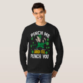 St Paddy's Day Pinch Me And I'll Punch You Irish L Tシャツ (正面フル)