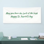 St paddys day sign 横断幕 (トレードショー)