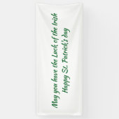 St paddys day sign 横断幕 (縦)