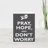 St Padre O Pray Hope And Dont Worry Catholic S カード (正面)
