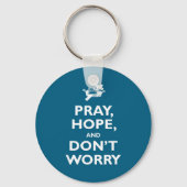 St Padre O Pray Hope And Dont Worry Catholic S  キーホルダー (正面)