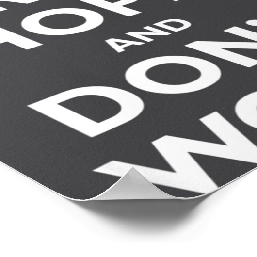 St Padre O Pray Hope And Dont Worry Catholic S  ポスター (角)