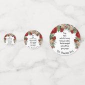 St. Padre PIOの引用文は希望を心配しません祈ります コンフェッティ (裏面)