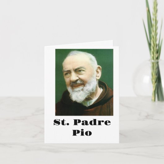 St. PADRE PIO Card カード (正面)
